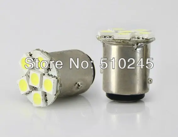 100x автомобиля led s25 p21/5 Вт bay15d 1157 6-ти Диодная лампа smd 5050 6smd 3 чипов тормоз лампа стоп-сигнала лампа белого красного и желтого цвета