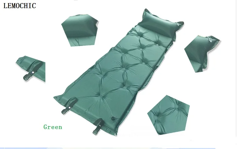 Greeen Туристическое снаряжение барбекю matelas gonflable туристический высокое качество коврик пляжный коврик для пикника Yoga pad - Цвет: Greeen