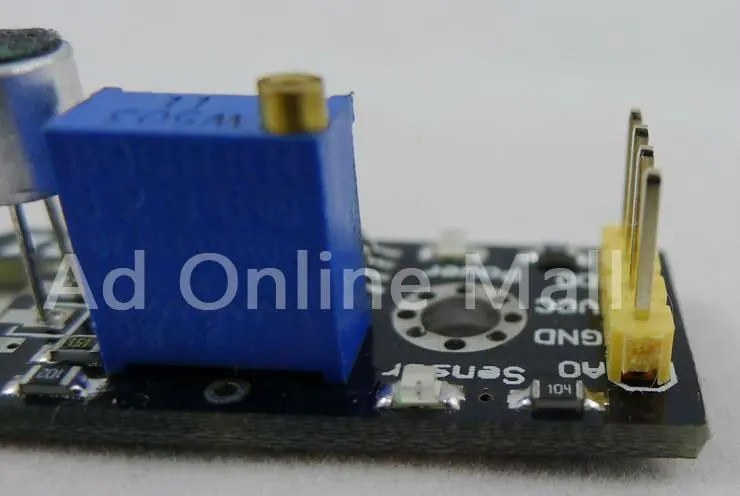 10 шт./лот 3-5,5 В модуль датчика обнаружения голоса для Arduino