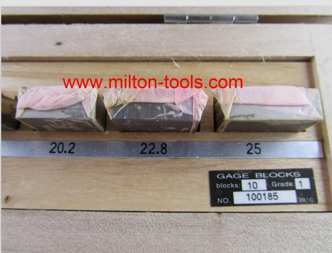 0-25 мм Микрометр inspecte 1 класс Gage блоки Набор 2,5-25 мм стальной блок Калибр 10 шт./компл