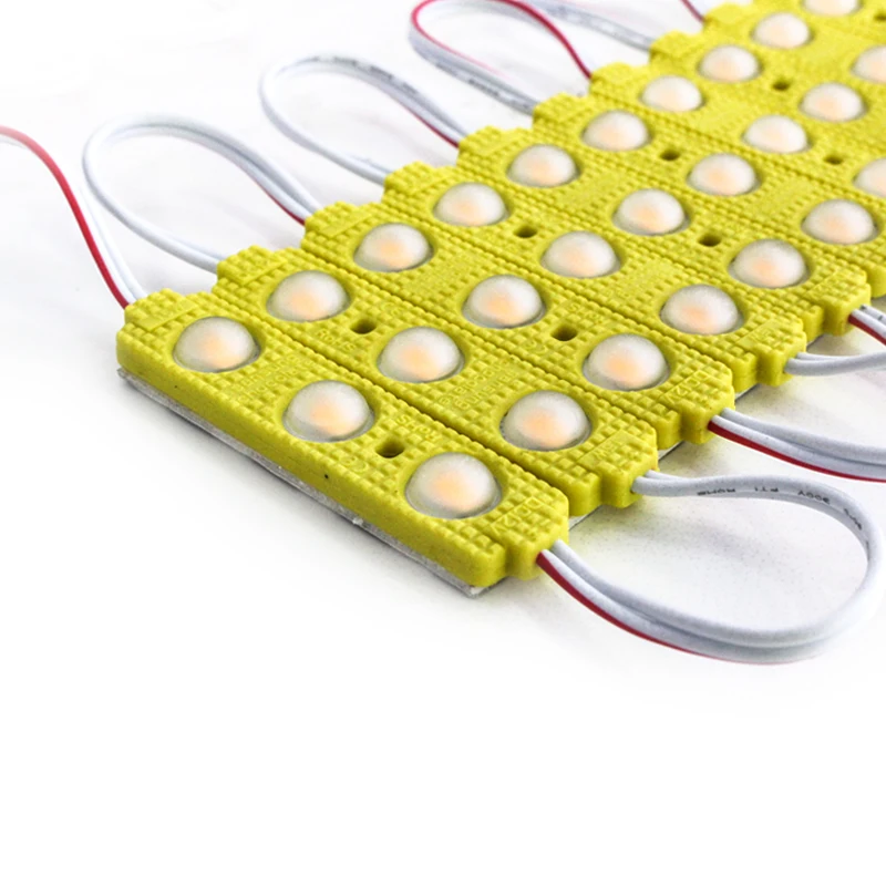 300pcs/lot 5730 3 LED 1.5W Injection Molding MODULE Waterproof Warm White White Red/Green/Blue/yellow Light 12V LED Advertising