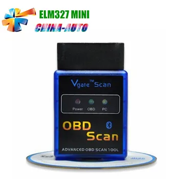

100pcs/lot DHL Free MINI Bluetooth Vgate Scan ELM327 V2.1 Auto Scanner Vgate Mini ELM327 OBD2 / OBDII Diagnostic Interface
