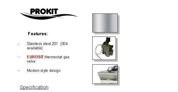 Pkjg-784.2 газ водяной бане с кабинетом, серии 700, для коммерческих Кухня