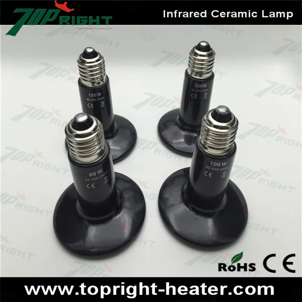 85x110mm 60 w плоские нижние инфракрасные керамические лампы для polutry