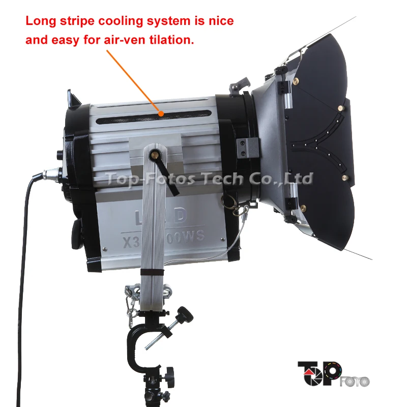 US $1.750.00 ALUMOTECH 2X300W LED Fresnel Dimming BiColor Wireless Remote Spot Led Light For Video Studio Photography Film
