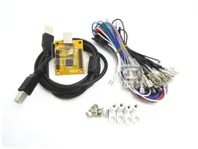 Pour 2.8 connecteur Juyao 2 joueurs 2 DANS 1 Arcade à contrôleur USB 2 lecteur pour PC/P 3 MAME Multicade Clavier codeur