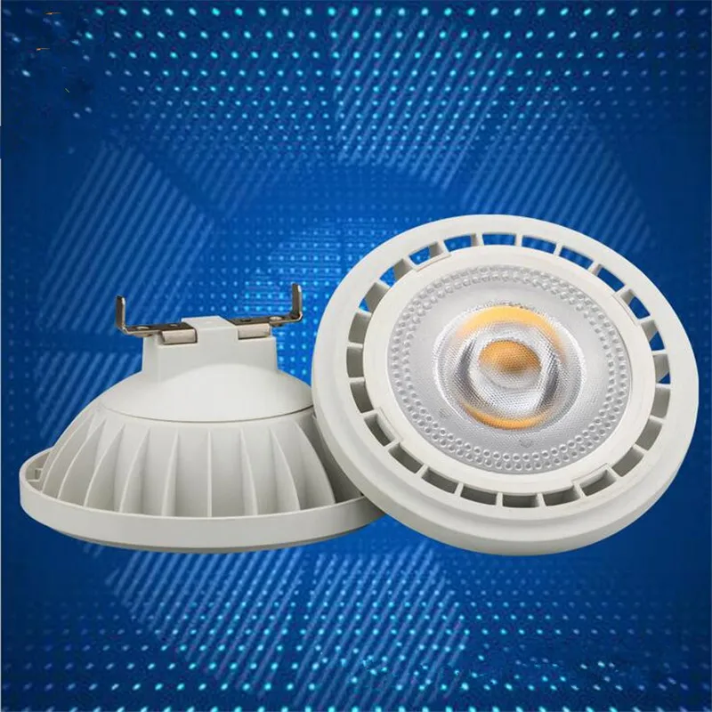 10pcs/lot 15W Dimmable High Power GU10 AR111 COB ES111 QR111 Epistar LED Lamp Warm White Cold White G53 15W LED Light 60 Degree