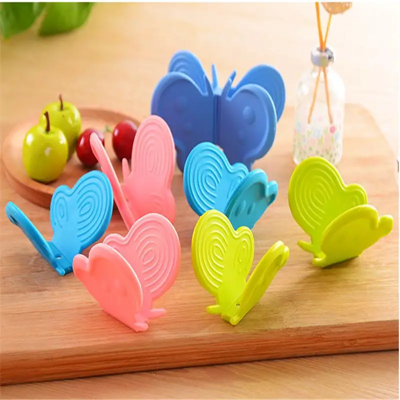 Top quality Kitchen Dishes Silicone Oven Heat Insulated Finger Glove Mitt Cute Cooking Microwave Non-slip Gripper Pot Holder