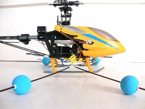 Landing Training anti-crash kit sets 450 3D Heli Sponge Balls For Rc Helicopter Esky Walkera 