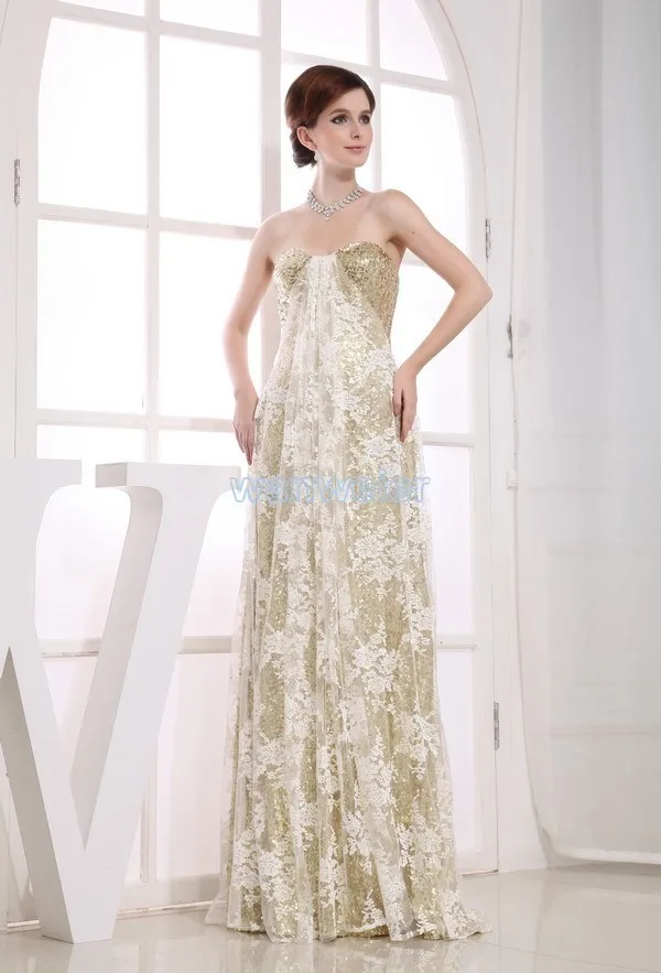 Платье vestidos formales, новинка, кружевное платье с пайетками, Золотое платье для невесты, Длинные вечерние платья для выпускного вечера, Платья для подружек невесты
