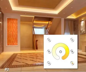 

P2 12v-24v CT LED dimmer touch panel 4 channel color temperature controller