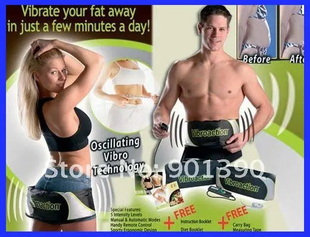Free Shipping Vibro Action Vibroaction Belt Shape Massage Belt VIBRO Drop Shipping