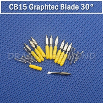 

10 pcs CB15 graphtec blades 30 Degree plotter blades for 1.5mm sign vinyl cutting plotter