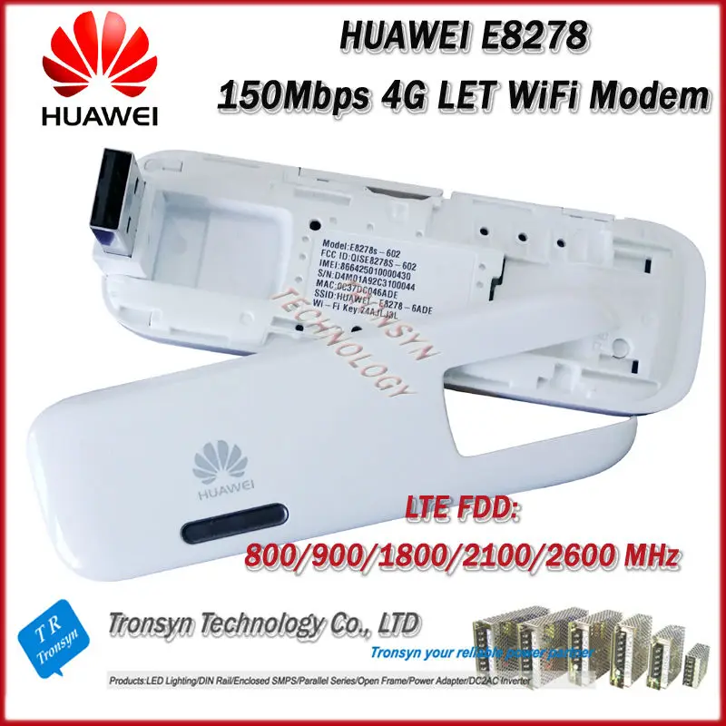 Новое поступление разблокированный LTE FDD 150 Мбит/с HUAWEI E8278 4G мобильный WiFi ключ и 4G USB wifi-модем