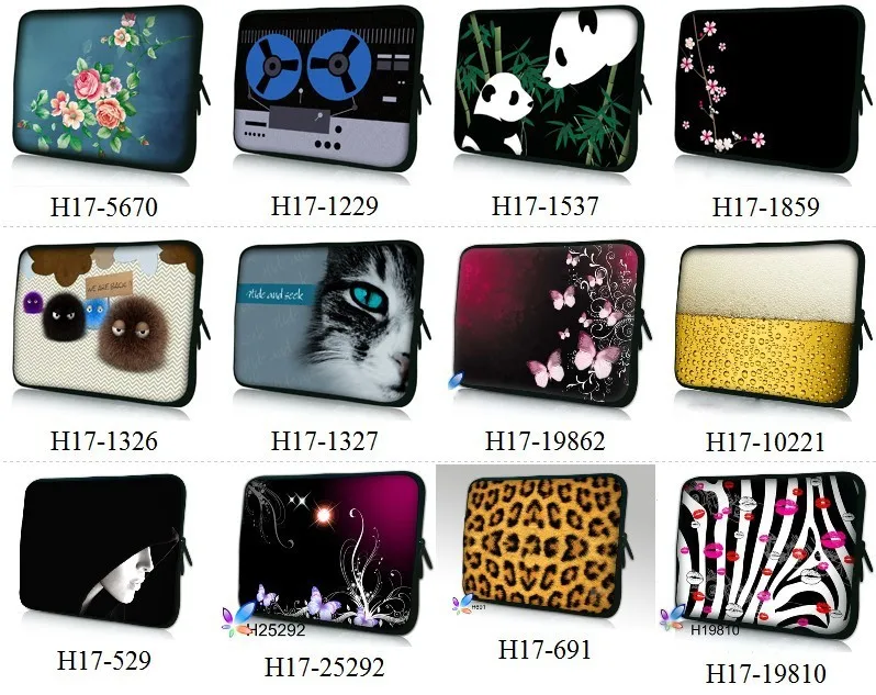 Пантера глаз 17 "17.3" 17.4 "Универсальный Laptop Sleeve сумка для HP Dell XPS Acer Toshiba ПК
