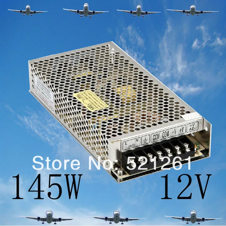 DIANQI power suply 12 в 145 Вт ac в dc Блок питания ac dc преобразователь S-145-12 145 Вт 12 в высокое качество