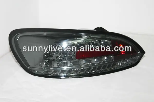 Для VW 2008-2011 Scirocco LED фонарь задний фонарь все черный Цвет