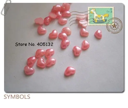 ОД-03 10000 шт./пакет 3 мм Розовый Смола он Книги по искусству жемчуг Дизайн ногтей украшения