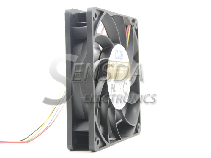 Для AVC DBTA1225B8S P006 120 мм 12 см DC 48 V 0.5A охлаждения блок вентилятора вентилятор квадратный 120x120x25 мм Переключатель вентилятора 4-проводной