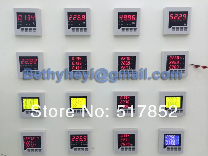 digital meter show 4
