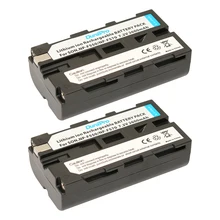 2Pcs Durapro NP-F550 NP-F530 NP-F570 NP F550 F570 Batteries for Sony CCD-SC55 CCD-TRV81 DCR-TRV210 MVC-FD81