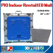 TEEHO P10 Крытый светодиодный видеостена 64x64 см 25 на 25 дюймов P10 Крытый 3528smd полноцветная панель шкафа 6 шт. в партии с 1 шт. Дорожный Чехол