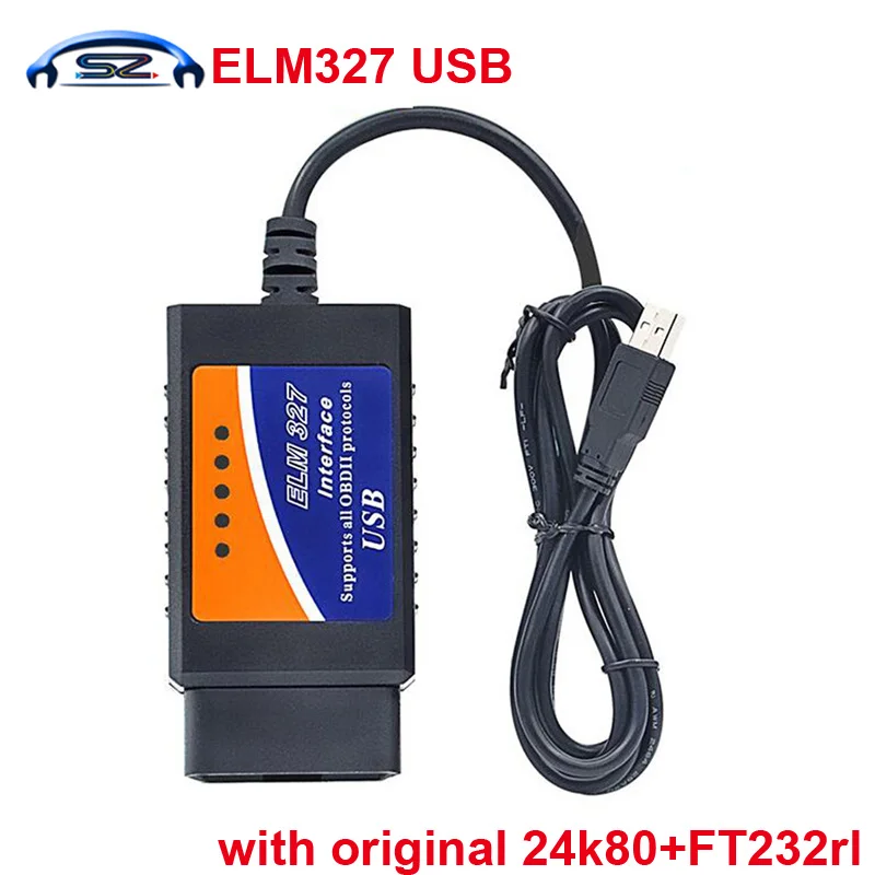 Elm327 usb with original FT232RL and PIC18F2480 chip with elmconfig ...