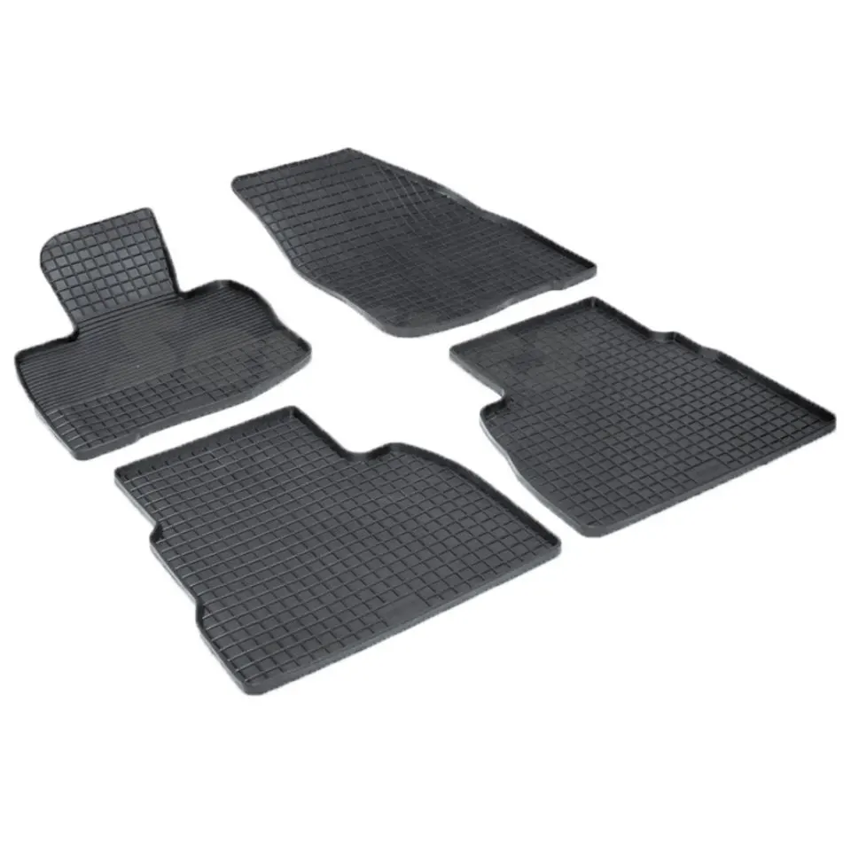 Rubber Grid Floor Mats For Honda Civic Viii Hatchback 2006 2007 2008 2009 2010 2011 Seintex