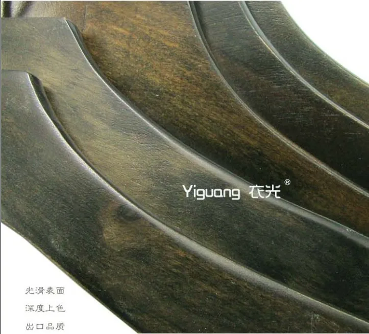 Купить 5 ШТ. / ЛОТ 38 СМ ТВЕРДОЙ ДРЕВЕСИНЫ ВЕШАЛКИ ЖЕНЩИН ВЕШАЛКА ...