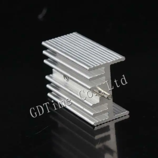 2000 шт./партия Алюминий 15x22x10 мм IC LED охлаждения Cooler теплоотвода gd017