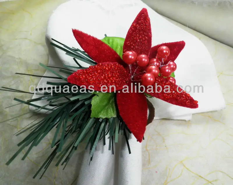 Продано на Aliexpress бисером кольцо для свадебных салфеток
