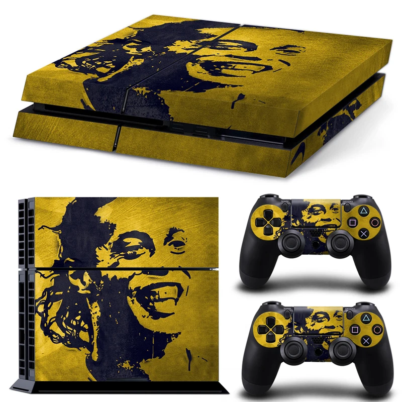 

Ronaldinho vinyl PVC skin sticker For PS4 console For palystation4 controller decal free shipping