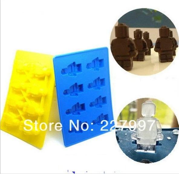 Робот Ice Mold Силиконовые Ice Cube лоток компанией DHL/FedEx