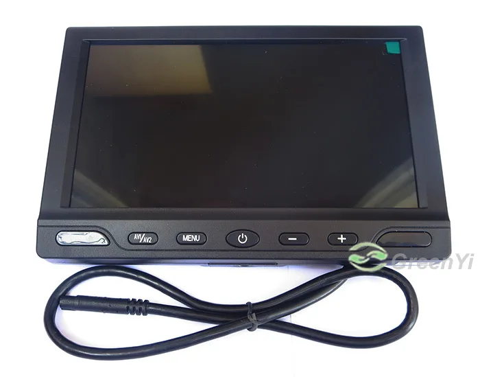 GreenYi TFT экран 800x480 " автостоянка монитор с 2 аудио динамик поддержка SD USB Flash FM передатчик автомобиля MP4 MP5 плеер