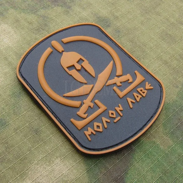 Тан DEVGRU NSWDG ВМС США Seal Team спартанцы нож тактика Мораль 3D ПВХ патч PB836 AOR1