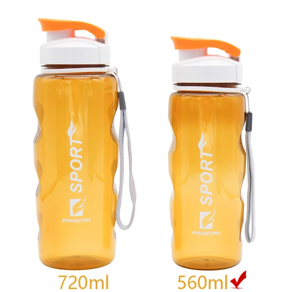 FCA19 Orange FANGCAN велосипед Спорт 560 мл открытый Питьевая пластиковая бутылка для воды 4 цвета - Цвет: FCA19 Orange