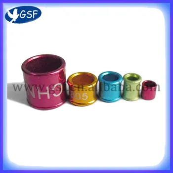 

2016 racing pigeon aluminium material rings with many colors and goos quality
