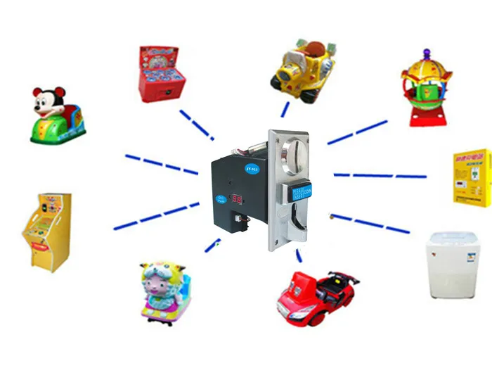 

multi coin selector acceptor, accept many kinds of coins or tokens, support multi coins with only 1 output