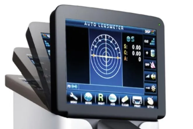 7 ''цветной сенсорный экран цифровой автоматический Lensmeter Lensometer JD-2600A с PD УФ-принтером
