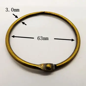 

China hot selling good quality manufacturer direct Professional Metal Book Rings with low price curtain ring office binder ring
