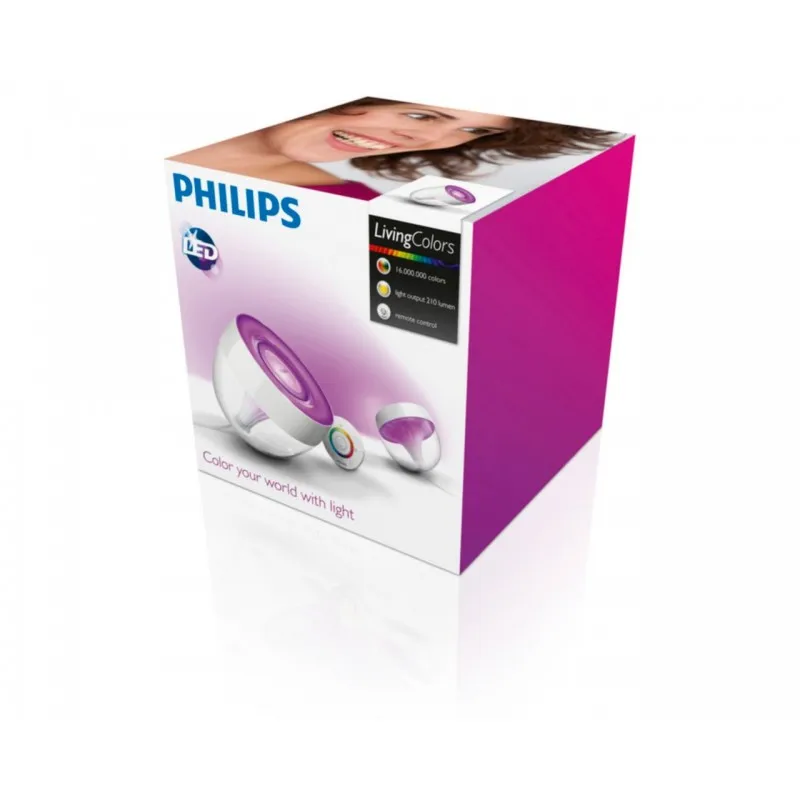 Afrekenen een paar tetraëder Philips LivingColors Table lamp Iris Clear clear LED 7099960PH - AliExpress  Lights & Lighting