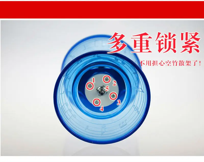 Китай Kongzhu музыкальная нотка колокол Diabolo 3 набор подшипников Упаковка(диаметр. 130 мм стаканчик, палочки, веревочная сумка, запасная струна