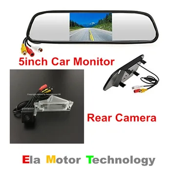 

Car Parking Camera with Monitor / Car Rear View Camer For Dodge Caliber 2007~2012 + 5'' TFT LCD Screen Car Monitor Mirror