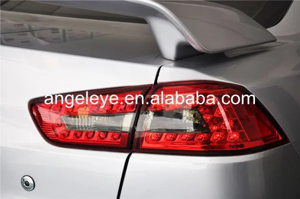 2008-13 лет для Mitsubishi для Lancer Exceed светодиодный задняя фара Красный Черный Цвет SN