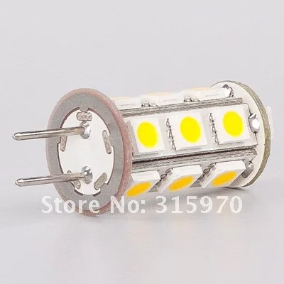 G6.35 led bulb lamp 12VDC 18LED 300LM 3W repalce the 30W halogen bulb