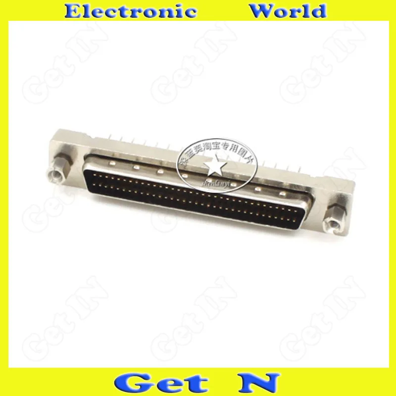 

20pcs MDD68MS-180 SCSI HPDB68 Connector Male Head Straight Leg Adapter 68PIN PCB Board Pin Plug