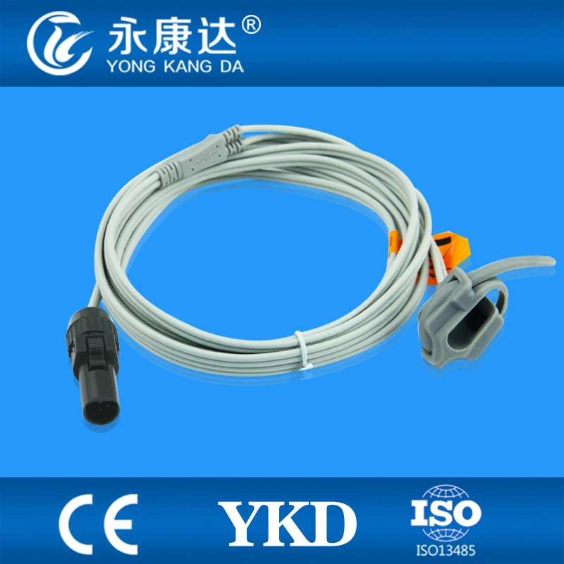 Novametrix 515B/C фотоэлемент датчик Spo2 520 7000 7100 7 контактов |