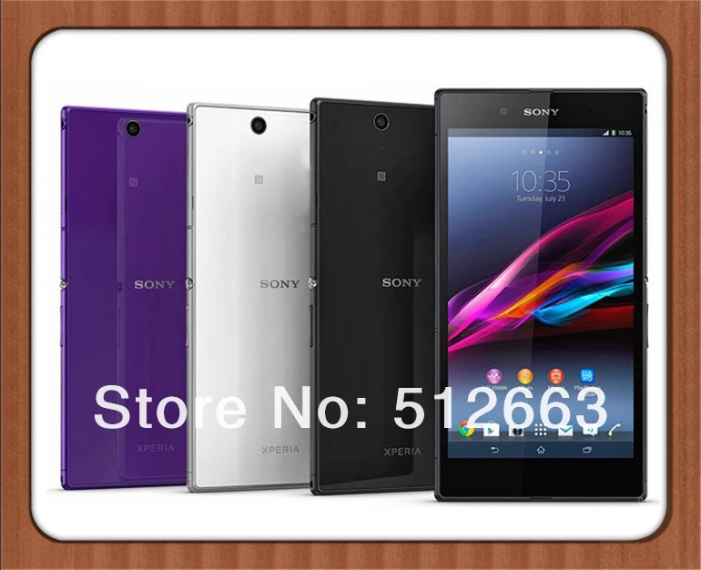 Sony Xperia Z Ultra C6833 разблокированный GSM 4G LTE Android четырехъядерный ОЗУ 2 Гб ПЗУ 16 Гб 6,4 дюйма 8 Мп 3050 мАч мобильный телефон