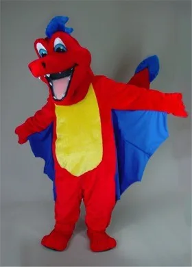 Красный дракон Маскоты костюм для взрослых персонажа из мультфильма dinasaur Дракон Маскоты наряд костюм нарядное платье для карнавала sw769