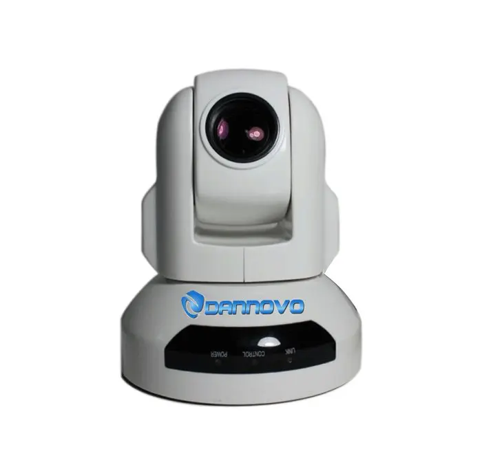 Dannovo China Module PTZ Video Conference Camera White Color Sony CCD 10x Optical Pan Tilt Zoom Meeting CCTV Camera System